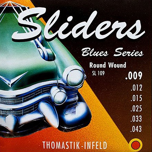 Thomastik SL109 Blues Sliders    , Light, /  , 9-43